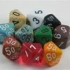 Chessex Polyhedral Dice: 10-sided - Random Color Accessories