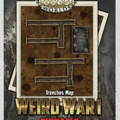 Pinnacle Entertainment Group Role-Playing Games Savage Worlds: RPG: Weird War I: Bridge/Trenches Map Set