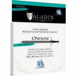 NSKN Games Paladin Card Sleeves: Owain (80 × 80 Mm) Accessories
