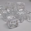 Chessex 23601 Translucent: Clear/White - 16mm D6 (12 Dice) Accessories