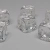 Chessex 23801 Translucent: Clear/White - 12mm D6 (36 Dice)