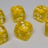 Chessex 23802 Translucent: Yellow/White - 12mm D6 (36 Dice) Accessories
