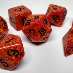 Chessex 25303 Speckled: Fire - Polyhedral (7 Dice)