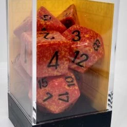 Chessex 25303 Speckled: Fire - Polyhedral (7 Dice)