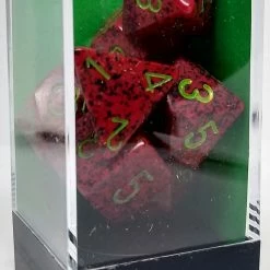 Accessories Chessex 25304 Speckled: Strawberry - Polyhedral (7 Dice)