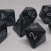 Chessex 25318 Speckled: Ninja - Polyhedral (7 Dice)