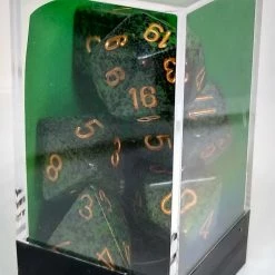Chessex 25335 Speckled: Golden Recon - Polyhedral (7 Dice) Accessories