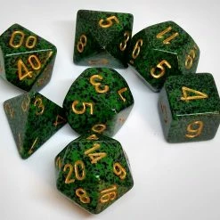 Chessex 25335 Speckled: Golden Recon - Polyhedral (7 Dice) Accessories