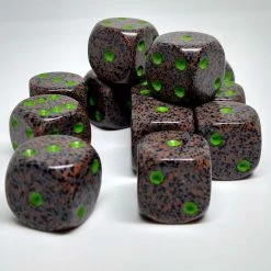 Chessex 25710 Speckled: Earth - 16mm D6 (12 Dice)