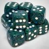 Chessex 25716 Speckled: Sea - 16mm D6 (12 Dice)