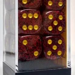 Chessex 25723 Speckled: Mercury - 16mm D6 (12 Dice) Accessories