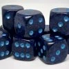 Chessex 25907 Speckled: Cobalt - 12mm D6 (36 Dice) Accessories
