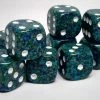 Accessories Chessex 25916 Speckled: Sea - 12mm D6 (36 Dice)
