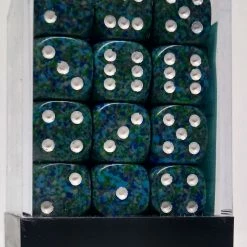 Accessories Chessex 25916 Speckled: Sea - 12mm D6 (36 Dice)