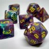 Accessories Chessex 27450 Festive: Mosaic/Yellow - Polyhedral (7 Dice)