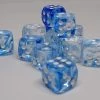 Accessories Chessex 27866 Nebula: Dark Blue/White - 12mm D6 (36 Dice)