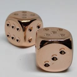 Accessories Chessex 29011 Copper Plated - 16mm D6 (2 Dice)