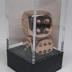 Accessories Chessex 29011 Copper Plated - 16mm D6 (2 Dice)