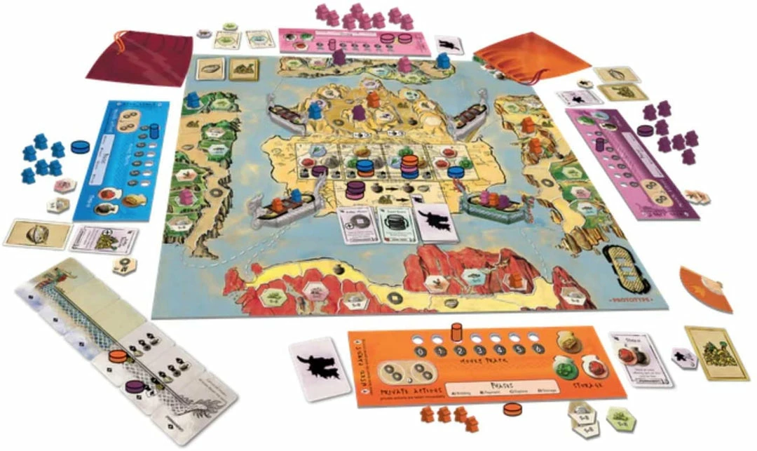 Maple Games Board Games Dragon Boats Of The Four Seas- Deluxe Edition 4 Maple Games Board Games Dragon Boats Of The Four Seas- Deluxe Edition