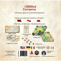 Archona Games Small Railroad Empires: Red Company Board Games
