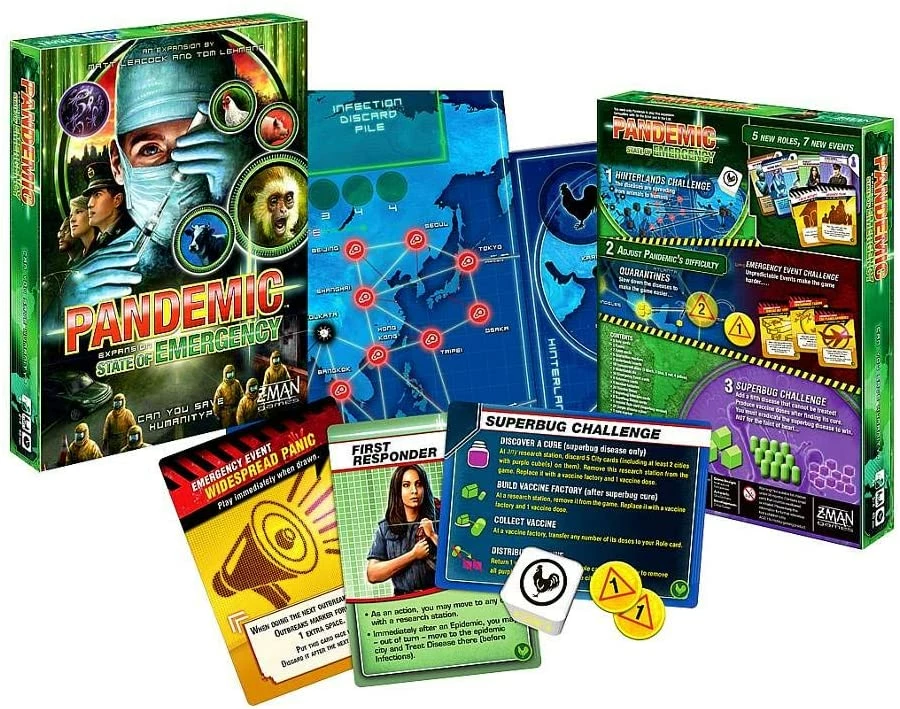 Z-Man Games Pandemic: State Of Emergency Expansion Board Games 4 Z-Man Games Pandemic: State Of Emergency Expansion Board Games