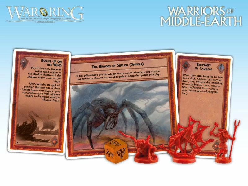 Ares Games Board Games War Of The Ring: Warriors Of Middle-earth 6 Ares Games Board Games War Of The Ring: Warriors Of Middle-earth