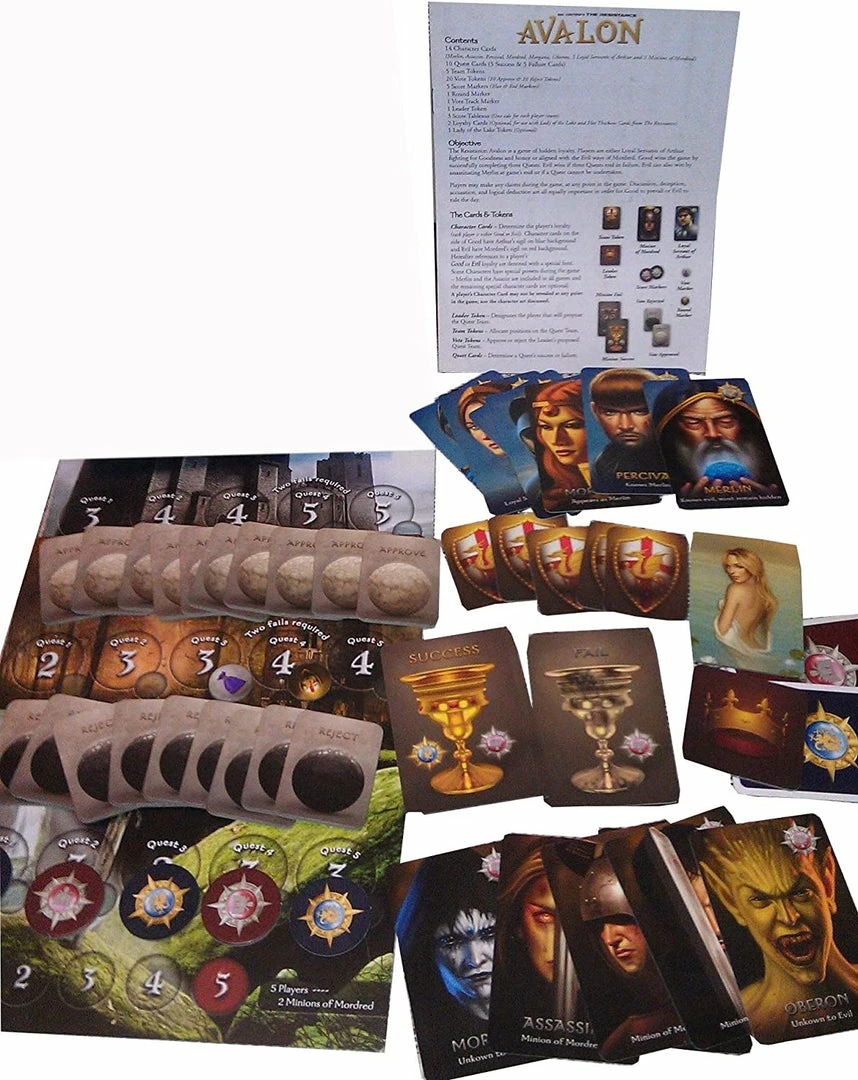 Indie Boards & Cards Card Games The Resistance: Avalon 4 Indie Boards & Cards Card Games The Resistance: Avalon