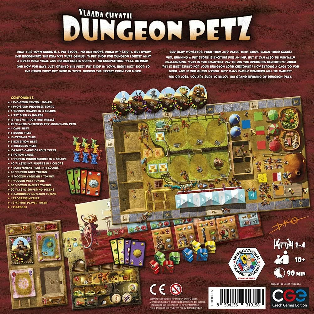 Czech Games Edition Dungeon Petz Board Games 4 Czech Games Edition Dungeon Petz Board Games
