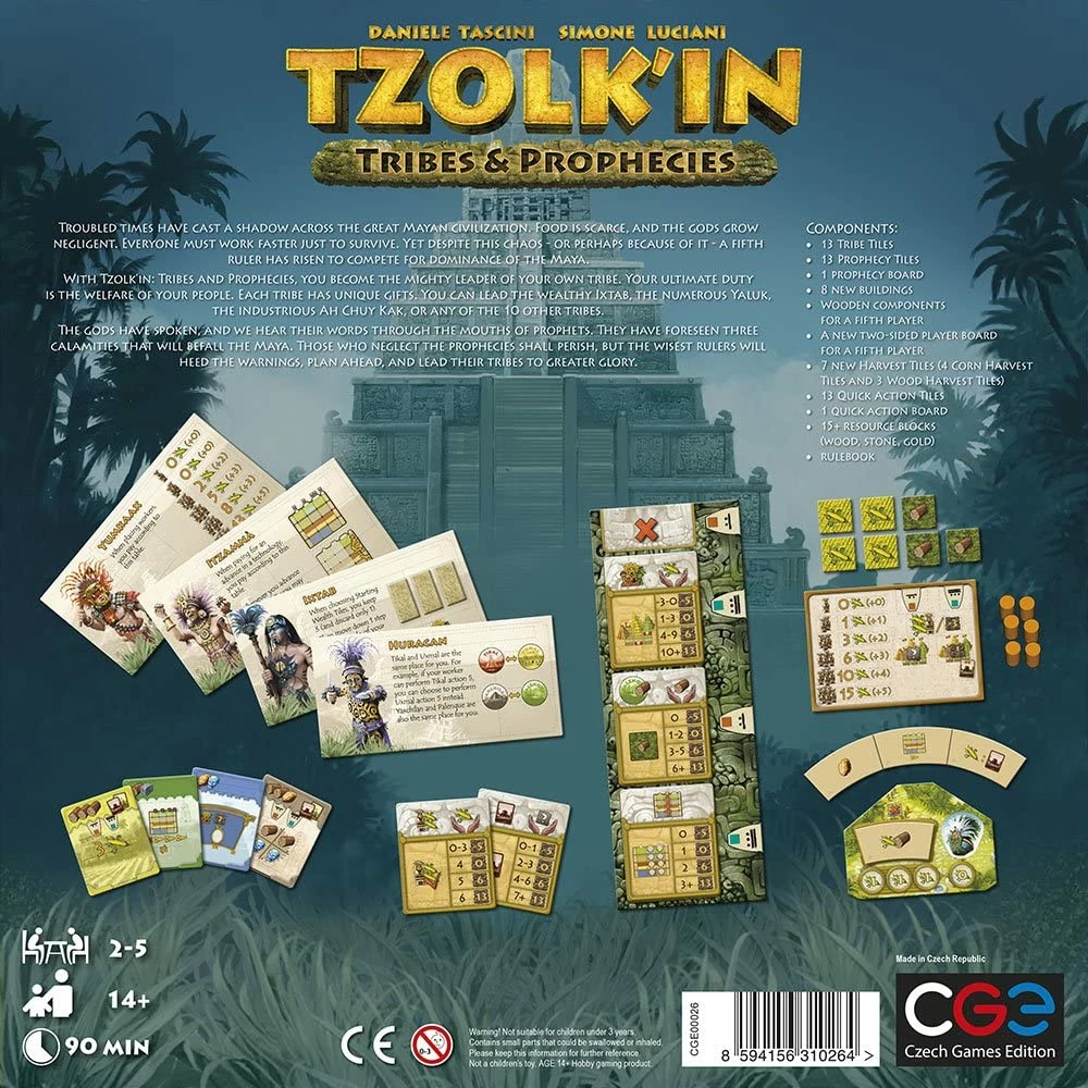 Czech Games Edition Board Games Tzolk'in - Tribes & Prophecies 4 Czech Games Edition Board Games Tzolk'in - Tribes & Prophecies