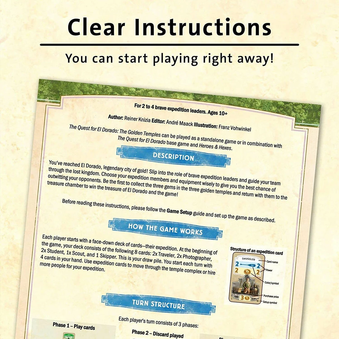 Ravensburger The Quest For El Dorado: Golden Temples Board Games 7 Ravensburger The Quest For El Dorado: Golden Temples Board Games