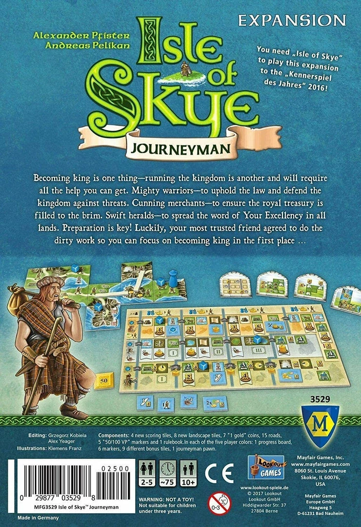 Mayfair Games Isle Of Skye: Journeyman Expansion 4 Mayfair Games Isle Of Skye: Journeyman Expansion