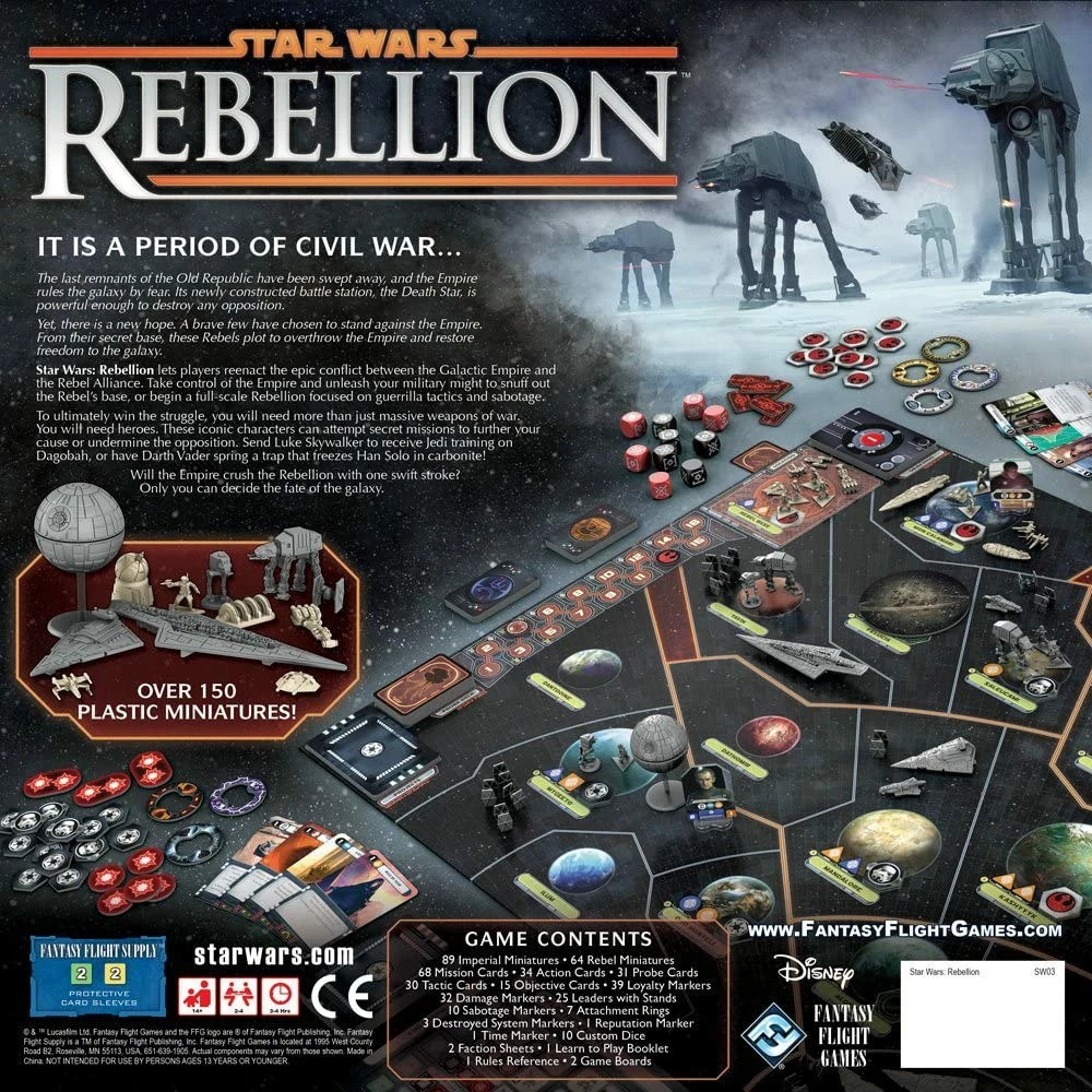 Fantasy Flight Games Star Wars: Rebellion 4 Fantasy Flight Games Star Wars: Rebellion