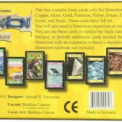 Rio Grande Games Dominion Base Card Set