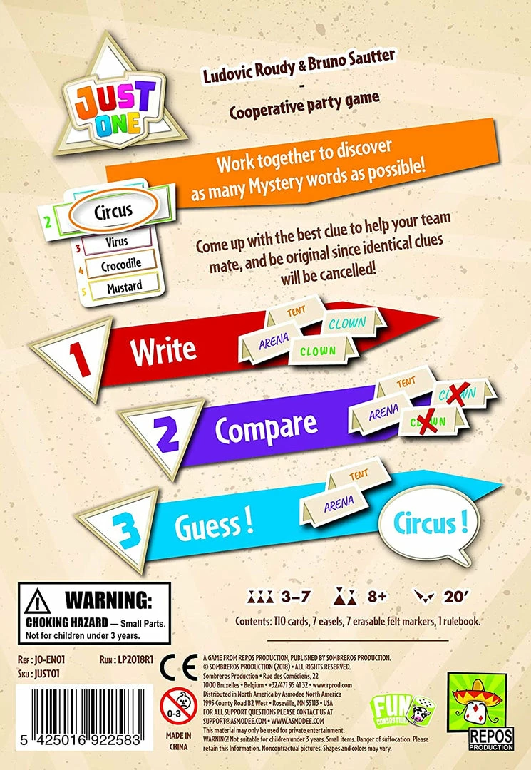 Repos Production Just One Card Games 4 Repos Production Just One Card Games