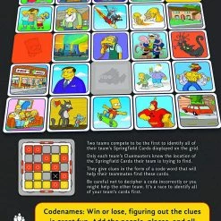 The OP Games The Simpsons Codenames Board Games