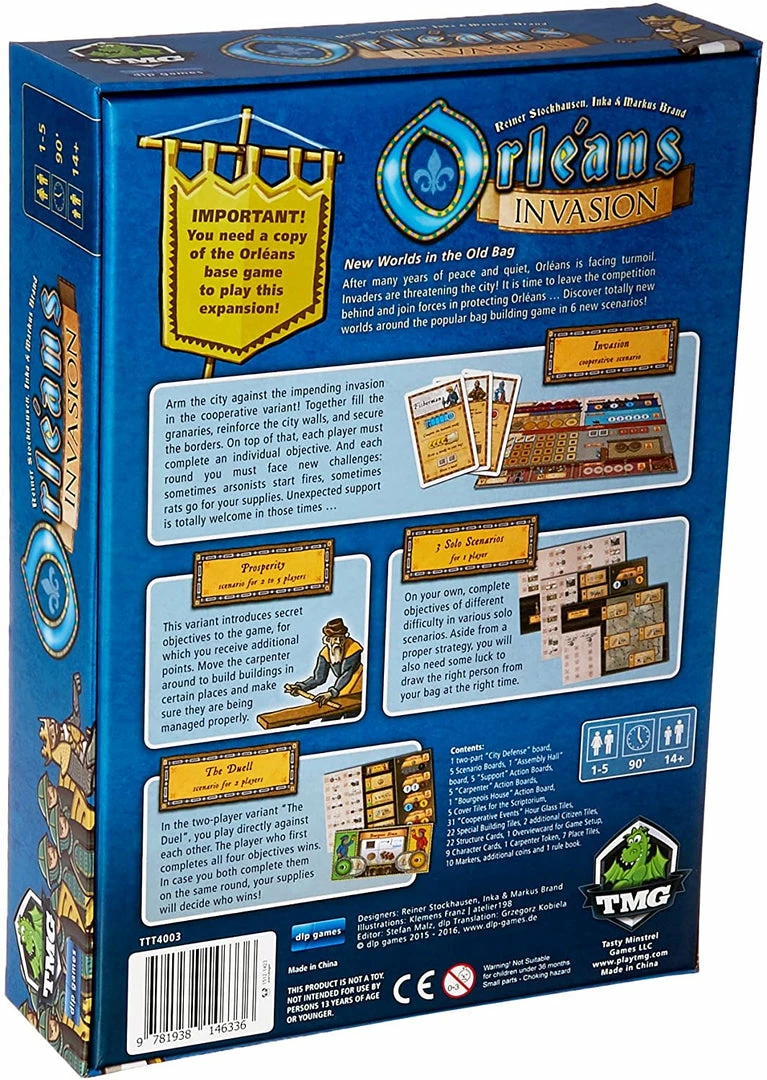 Capstone Games Board Games Orléans Invasion 4 Capstone Games Board Games Orléans Invasion