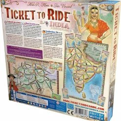 Days Of Wonder Board Games Ticket To Ride: Map Collection V2 - India & Switzerland