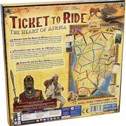 Days Of Wonder Board Games Ticket To Ride: Map Collection V3 - The Heart Of Africa