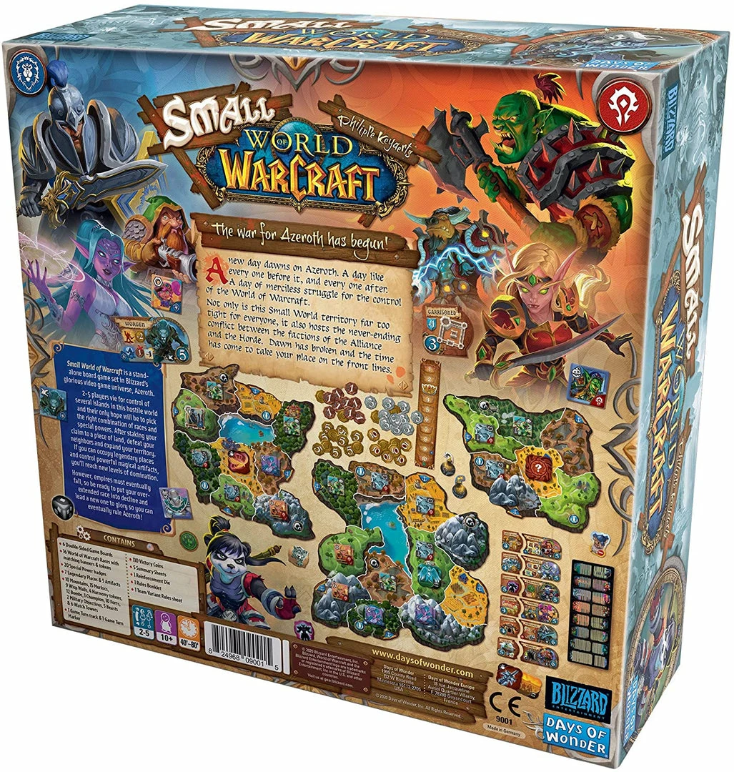 Days Of Wonder Small World Of Warcraft Board Games 4 Days Of Wonder Small World Of Warcraft Board Games