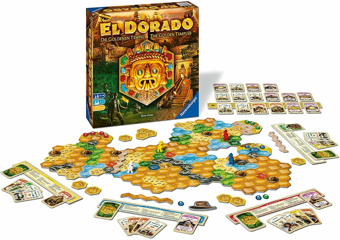 Ravensburger The Quest For El Dorado: Golden Temples Board Games 4 Ravensburger The Quest For El Dorado: Golden Temples Board Games