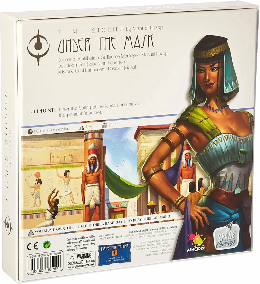 Space Cowboys T.I.M.E Stories: Under The Mask Expansion Board Games 4 Space Cowboys T.I.M.E Stories: Under The Mask Expansion Board Games