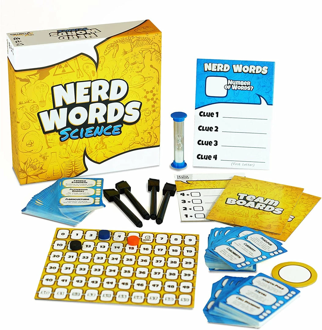 Genius Games Nerd Words: Science! Board Games 4 Genius Games Nerd Words: Science! Board Games