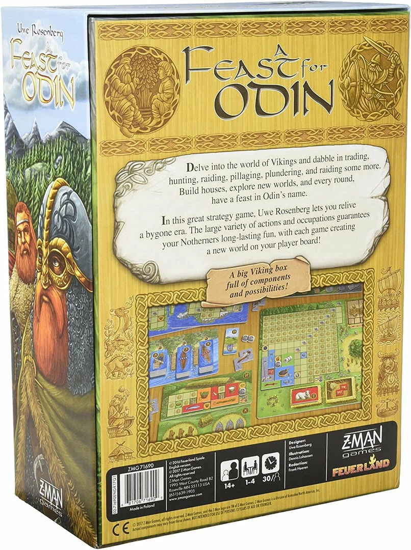 Z-Man Games Board Games A Feast For Odin 4 Z-Man Games Board Games A Feast For Odin