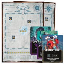 Thunderworks Games Card Games Cartographers Map Pack 4: Frozen Expanse – Realm Of Frost Giants