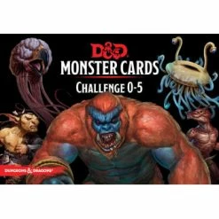 Gale Force 9 Role-Playing Games Dungeons And Dragons RPG: Monster Cards - Challenge 0-5 Deck (268 Cards)
