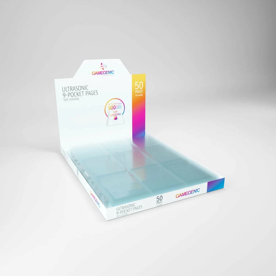Gamegenic Accessories Toploading 9-Pocket Pages: 50 Pg Clear 3 Gamegenic Accessories Toploading 9-Pocket Pages: 50 Pg Clear
