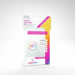 Gamegenic Clear Matte Sleeves: Scythe/Lost Cities (72 X 112 Mm) (Color Code: Magenta) Accessories