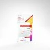 Gamegenic Clear Matte Sleeves: Mini European (46 X 71 Mm) (Color Code: Ruby)