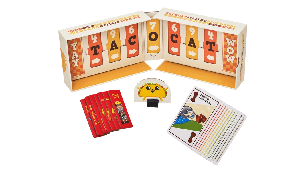 Exploding Kittens Tacocat Spelled Backwards Card Games 5 Exploding Kittens Tacocat Spelled Backwards Card Games