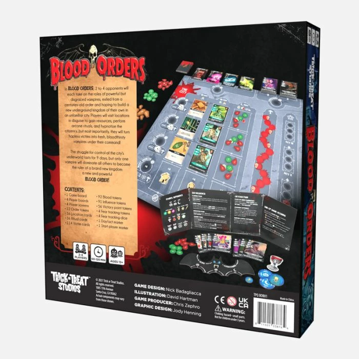 Trick Or Treat Studios Blood Orders Board Games 5 Trick Or Treat Studios Blood Orders Board Games